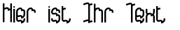 Ihre Vorschau von der Schriftart Discordance BRK