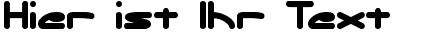Ihre Vorschau von der Schriftart Ecliptic BRK