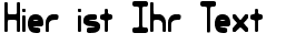 Ihre Vorschau von der Schriftart Elsewhere BRK