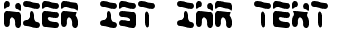 Ihre Vorschau von der Schriftart Foreshadow BRK