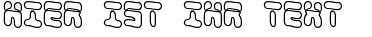 Ihre Vorschau von der Schriftart Foreshadow Outlined BRK