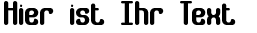 Ihre Vorschau von der Schriftart Gather BRK