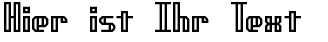 Ihre Vorschau von der Schriftart genotype H BRK