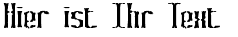 Ihre Vorschau von der Schriftart Graveyard BRK