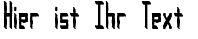 Ihre Vorschau von der Schriftart Inevitable BRK
