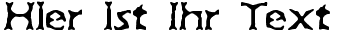 Ihre Vorschau von der Schriftart Jekyll & Hyde BRK