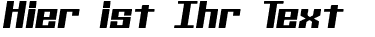 Ihre Vorschau von der Schriftart Kaliber BRK