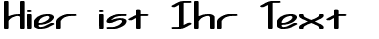 Ihre Vorschau von der Schriftart Kurvature BRK