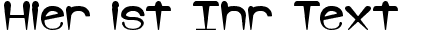 Ihre Vorschau von der Schriftart Larkspur BRK