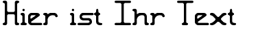 Ihre Vorschau von der Schriftart Moronic Misfire BRK