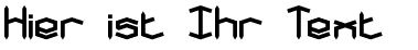 Ihre Vorschau von der Schriftart Mysterons BRK