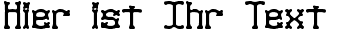 Ihre Vorschau von der Schriftart Naughts BRK