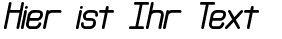 Ihre Vorschau von der Schriftart Neural BRK