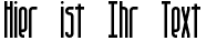 Ihre Vorschau von der Schriftart Overhead BRK