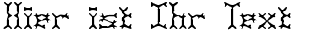 Ihre Vorschau von der Schriftart Pincers BRK