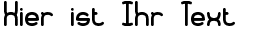Ihre Vorschau von der Schriftart Quadratic BRK