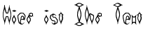 Ihre Vorschau von der Schriftart Quill Experimental Outline BRK