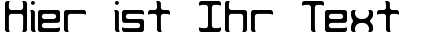 Ihre Vorschau von der Schriftart Rehearsal BRK
