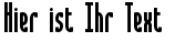 Ihre Vorschau von der Schriftart Saunder BRK