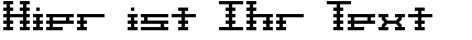 Ihre Vorschau von der Schriftart Scalelines BRK