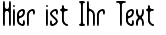 Ihre Vorschau von der Schriftart Supra Genius BRK