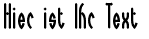 Ihre Vorschau von der Schriftart Wayward BRK