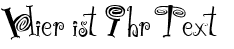 Ihre Vorschau von der Schriftart Hipnotik