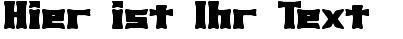Ihre Vorschau von der Schriftart Xhume BRK