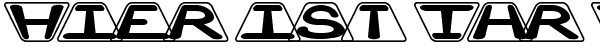 Ihre Vorschau von der Schriftart Zoidal BRK