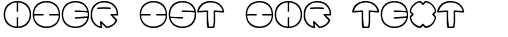 Ihre Vorschau von der Schriftart Zurklez Outline BRK