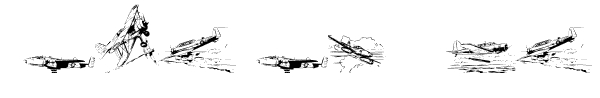 Ihre Vorschau von der Schriftart War II Wairplanes