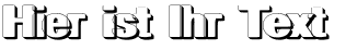 Ihre Vorschau von der Schriftart Geometric Shadow PW