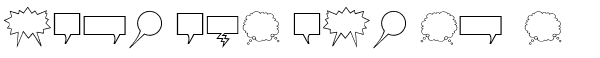 Ihre Vorschau von der Schriftart Komika Bubbles