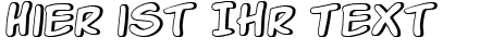 Ihre Vorschau von der Schriftart Komika Glaze