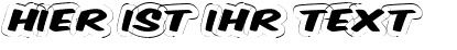 Ihre Vorschau von der Schriftart Komika Title - Wired