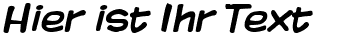 Ihre Vorschau von der Schriftart Komika Display