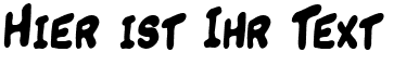 Ihre Vorschau von der Schriftart Komikandy