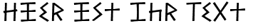Ihre Vorschau von der Schriftart Alfabetix