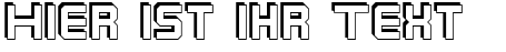 Ihre Vorschau von der Schriftart Karnivore Four
