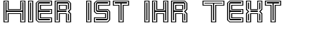 Ihre Vorschau von der Schriftart Karnivore Tecca