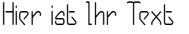Ihre Vorschau von der Schriftart Gizmo