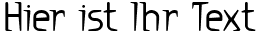 Ihre Vorschau von der Schriftart Ritalin