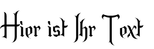 Ihre Vorschau von der Schriftart Endor
