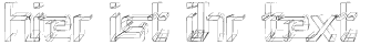 Ihre Vorschau von der Schriftart Republika Sketch