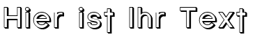 Ihre Vorschau von der Schriftart Florencesans Shaded