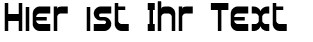 Ihre Vorschau von der Schriftart Plasmatica