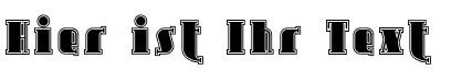 Ihre Vorschau von der Schriftart Avondale Inline