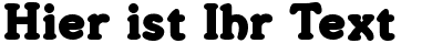 Ihre Vorschau von der Schriftart Merkin