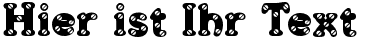Ihre Vorschau von der Schriftart Merkin Skroo