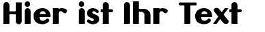 Ihre Vorschau von der Schriftart Gilgongo